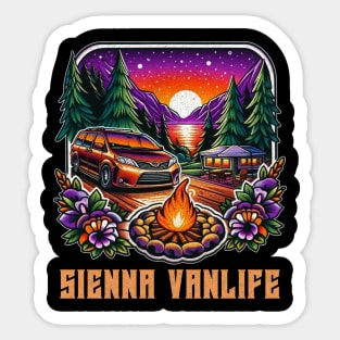 Sienna Vanlife orange Sticker